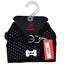Puppia Dotty Chaleco Negro arnés para perros, , large indicador imagen numero 1